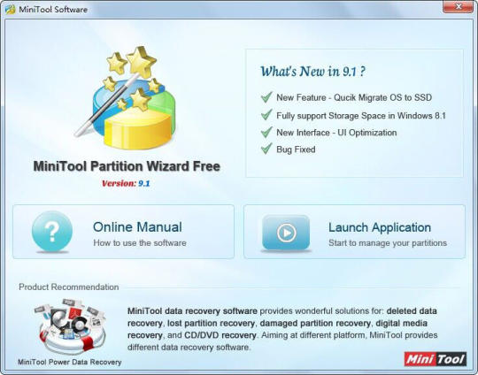 Minitool Partition Wizard Home Edition 7.6.1 Download